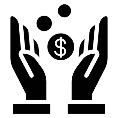 İkramiye simgesi. Vektör illüstrasyon grafik tasarımı  