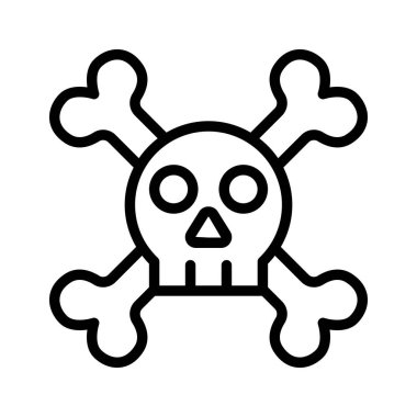 İkonları ince çizgi şeklinde hacklemek. Vektör illüstrasyon grafik tasarımı