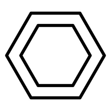 İnce çizgili çelik boru ikonu. Vektör illüstrasyon grafik tasarımı