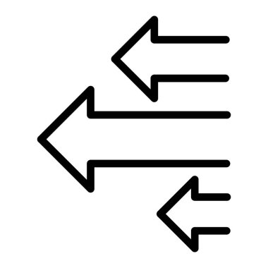 Hız, ince çizgi şeklinde hızlı simge. Vektör illüstrasyon grafik tasarımı
