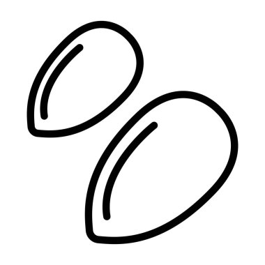 Dağıtım simgesi ince çizgi şeklinde. Vektör illüstrasyon grafik tasarımı