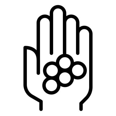 İnce çizgi şeklinde intihar ikonu. Vektör illüstrasyon grafik tasarımı