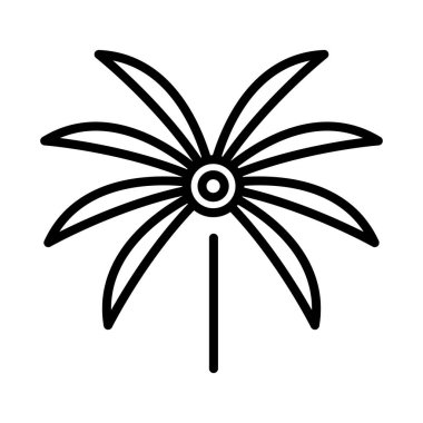 İnce çizgi şeklinde havai fişek ikonu. Vektör illüstrasyon grafik tasarımı