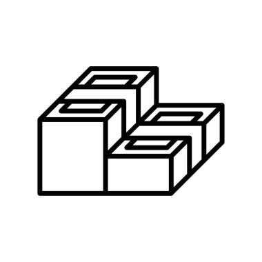 Para ikonu ince çizgi şeklinde. Vektör illüstrasyon grafik tasarımı