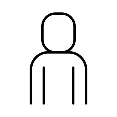 İnsanlar ince çizgi şeklinde ikon oluştururlar. Vektör illüstrasyon grafik tasarımı