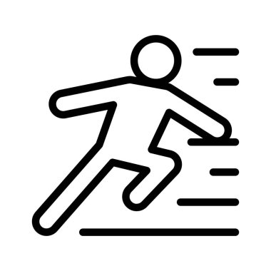 İnce çizgi biçimli Vector grafik tasarımı ile beyzbol simgesi oynanıyor