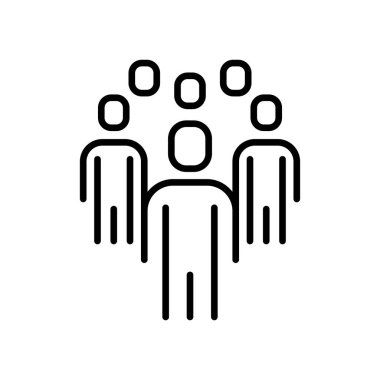 İnce çizgi biçimi Vektör grafik tasarımı ile çalışan simgesi