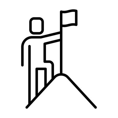 İnce çizgi biçimi Vektör grafik tasarımında başarı simgesi