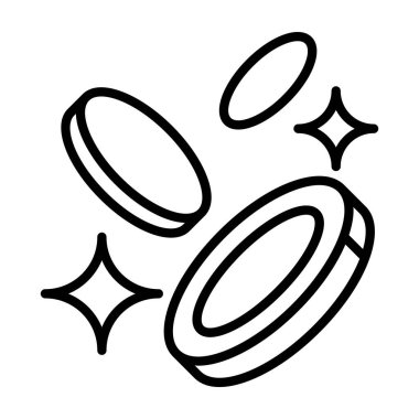 İnce çizgi biçimli zengin ikon Vektör illüstrasyon grafik tasarımı