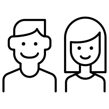 Tuvalet, Tuvalet, Banyo ikonu ince çizgi stili Vektör çizimi grafik tasarımı