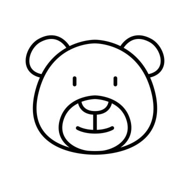 İnce çizgi biçiminde ayı simgesi