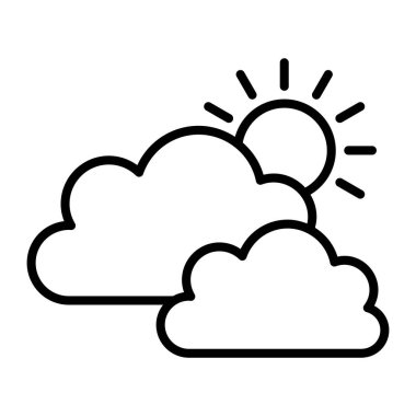 İnce çizgi biçimli ikon Vektör illüstrasyon grafik tasarımı