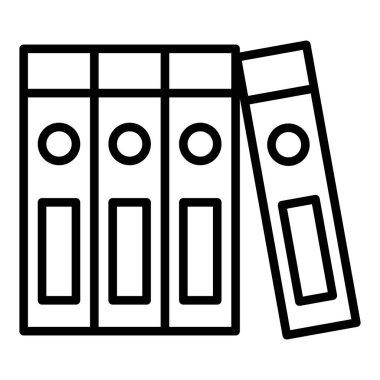 İnce satır biçimi Vektör illüstrasyon grafik tasarımında dizin simgesi