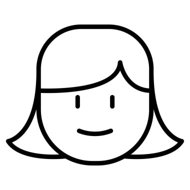 İnce çizgi biçimli vektör illüstrasyon grafik tasarımında iş adamı simgesi