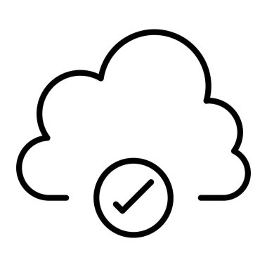 İnce çizgi biçimi Vektör grafik tasarımı ile simgeyi eşzamanla