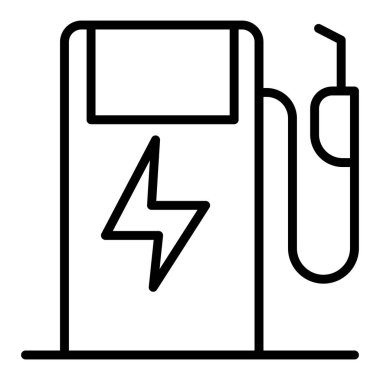 İnce çizgi biçimi Vektör grafik tasarımı ile istasyon simgesi yükleniyor
