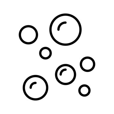 İnce çizgi biçimi Vektör grafik tasarımı ile baloncuk simgesi