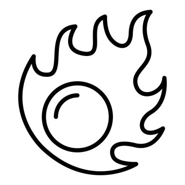 İnce çizgi biçimli Snooker topu resim tasarımı simgesi