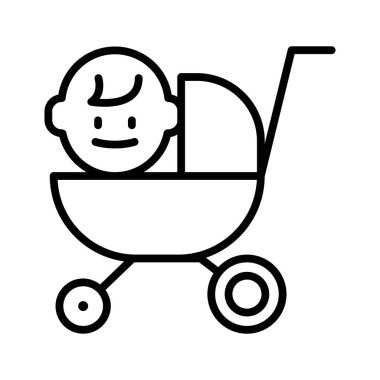 İnce çizgi biçimli taşıyıcı resim tasarımı simgesi