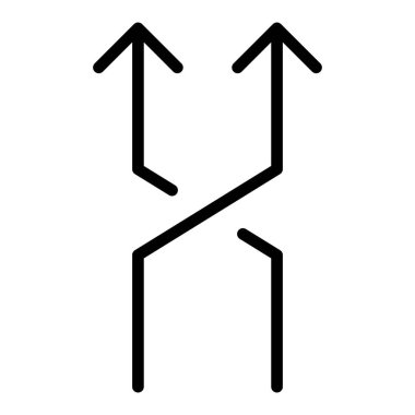 İnce çizgi biçimi Vektör grafik tasarımı ile simgeyi değiştir