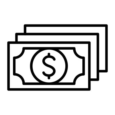 İnce çizgi biçimi Vektör illüstrasyon grafik tasarımı ile canlandırma simgesi