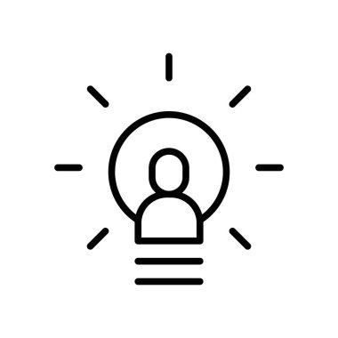 İnce çizgi biçimi Vektör illüstrasyon grafik tasarımında simge düşünülüyor