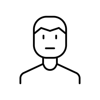 İnce çizgi biçimi Vektör grafik tasarımı ile ilgili endişe simgesi