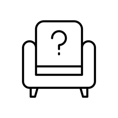 İnce çizgi biçimi Vektör grafik tasarımı ile psikoloji simgesi