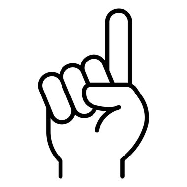 İnce satır biçimi Vektör illüstrasyon grafik tasarımı ile fikir simgesi