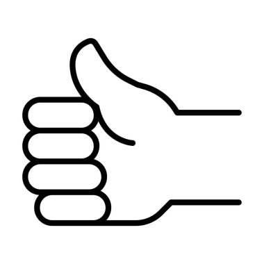 İnce çizgi biçimli Vektör çizim grafik tasarımı simgesi gibi