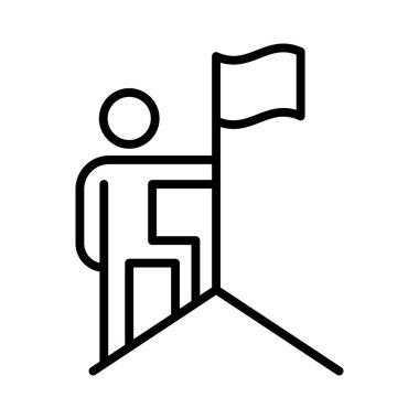 İnce çizgi biçimi Vektör grafik tasarımında başarı simgesi