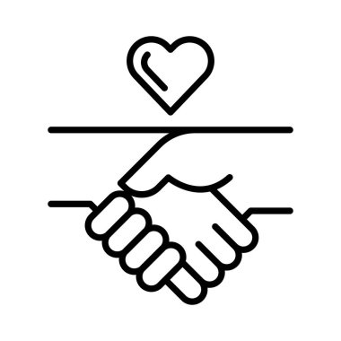 İnce çizgi biçimi Vektör grafik tasarımı ile simgeyi destekle