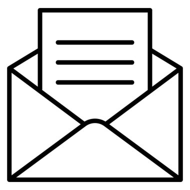 İnce çizgi biçimli Vector grafik tasarımı ile belge, dosya, kağıt simgesi