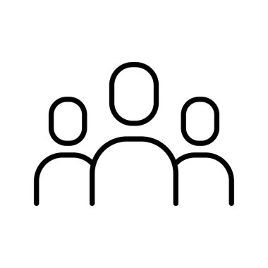 takım simgesi ince çizgi biçimi Vektör çizim grafik tasarımı