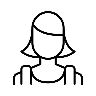 Tourist icon in thin line style Vector illustration graphic design