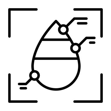 Oil laboratory icon in thin line style Vector illustration graphic design