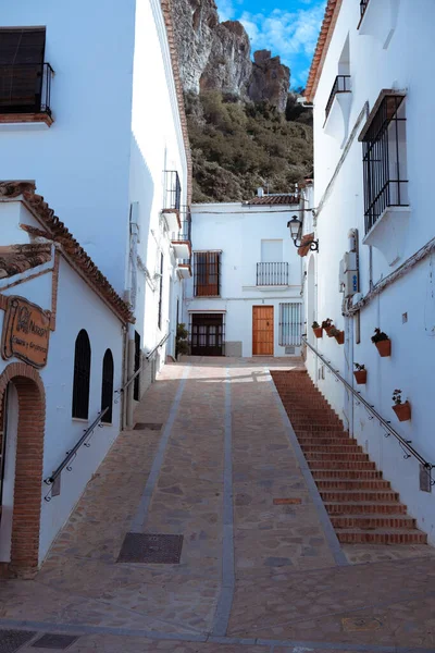 Hus Andalusien Spanien Med Ett Berg — Stockfoto