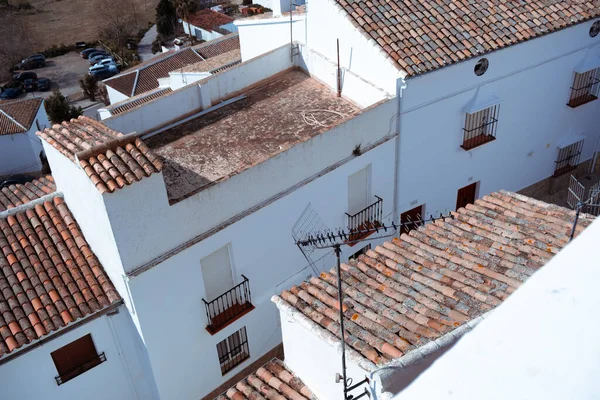 Häuser Einem Andalusischen Dorf Spanien Einem Sonnigen Tag — Stockfoto