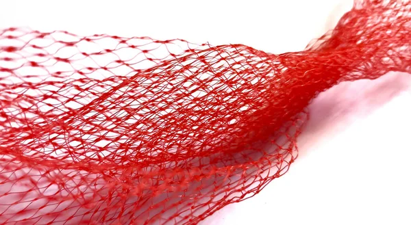 kırmızı şeffaf ağ şeffaf kumaş