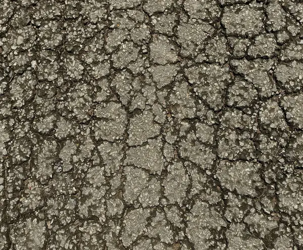 Eski grunge asfalt yolu