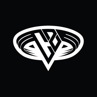 CZ logo monogram harfi üçgen biçimli dilimlenmiş tasarım şablonu