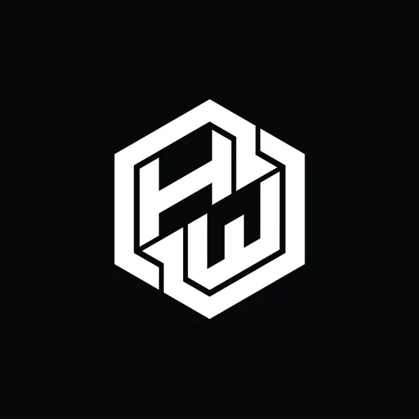 Λογότυπο Τυχερών Παιχνιδιών Εξάγωνο Γεωμετρικό Σχήμα Πρότυπο Σχεδιασμού — Φωτογραφία Αρχείου