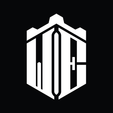 Crown Castle geometrik stil tasarım şablonu ile birlikte Logo altıgen şeklini veriyoruz.