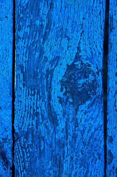 Texture Vieux Bois Est Bleu Vif Image Verticale — Photo