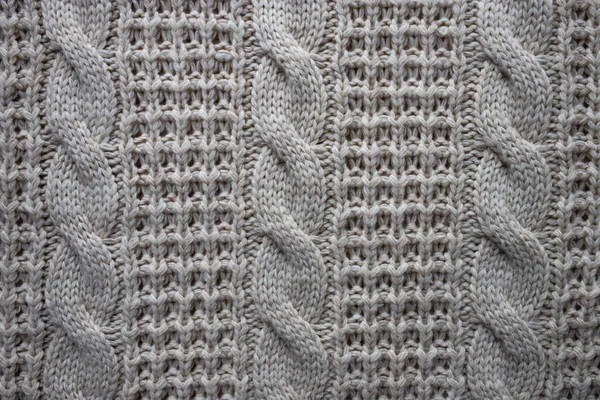 羊毛针织毛衣质地 — 图库照片