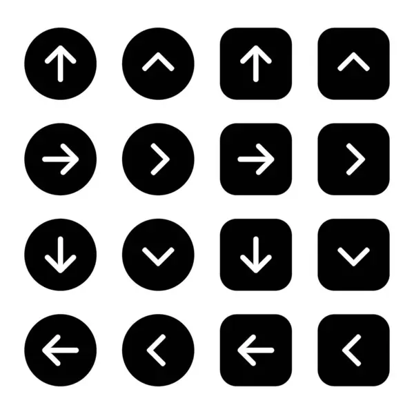 Modern ve düz ok paketi! Siyah arka plan. Gönderilerde, animasyonlarda ve web sitesi ekranlarında öne çıkmak için tasarlanmış bu oklar tasarımınıza çağdaş bir dokunuş ekler..