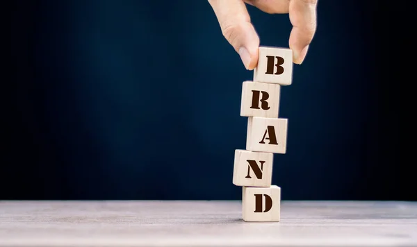 Business Brand Building Branding Voor Bedrijfsidentiteit Marketing — Stockfoto