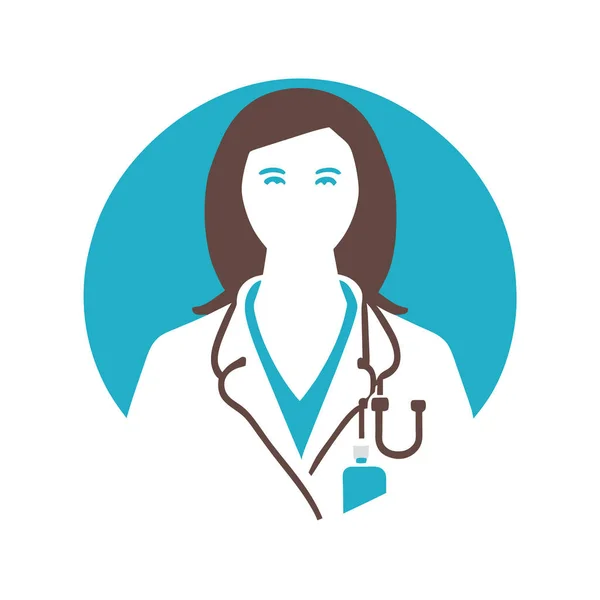 Ärzte Und Krankenschwestern Weißem Kittel Mit Stethoskop Gruppe Von Krankenhauspersonal — Stockfoto