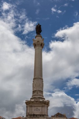 Lizbon 'daki güzel Rossio Meydanı