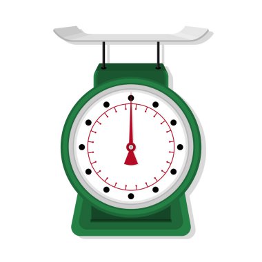 Mutfak Ağırlık Ölçekli Çizgi Film Çizimi